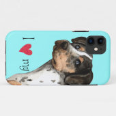 私は私のCatahoulaを愛します Case-Mate iPhoneケース (裏面(横))