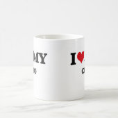私は私のCfoを愛します コーヒーマグカップ (中央)