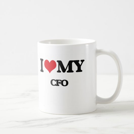 私は私のCfoを愛します コーヒーマグカップ (右)