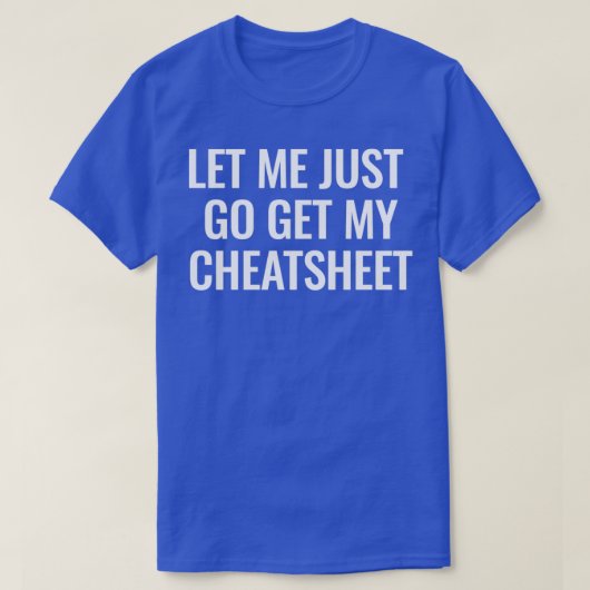 私は私のcheatsheetを取得して行く2 tシャツ (デザイン正面)