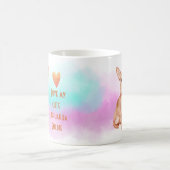 私は私のChihuahua名前の漫画カスタム犬が大好き コーヒーマグカップ (中央)