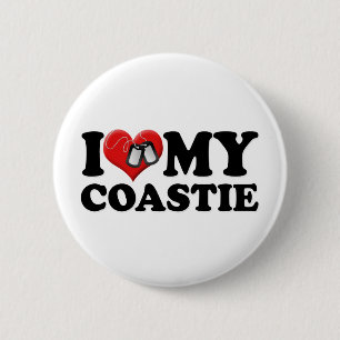 私は私のCoastieを愛します 缶バッジ