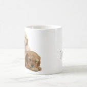 私は私のcockapooのマグを愛します! コーヒーマグカップ (中央)