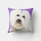 私は私のCoton de Tulearを愛します クッション (裏面)