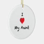 私は私のCustom 2叔母さんの味方された写真のオーナメントを愛します セラミックオーナメント (右)