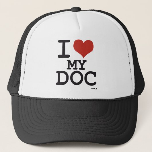 私は私のDOC -医者--を愛します キャップ (正面)