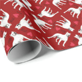 私は私のDogo Argentinoが大好き ラッピングペーパー (ロールコーナー)