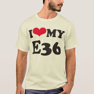 私は私のE36を愛します Tシャツ