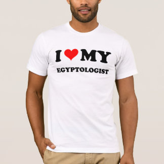 私は私のEgyptologistを愛します Tシャツ