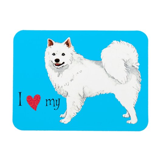 私は私のEskieを愛している マグネット (横)