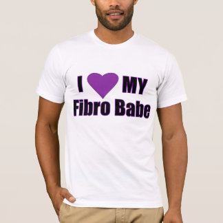 私は私のFibro可愛い人を愛します Tシャツ