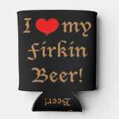 私は私のFirkinビールを愛します! クーラーボックス 缶クーラー (裏面)