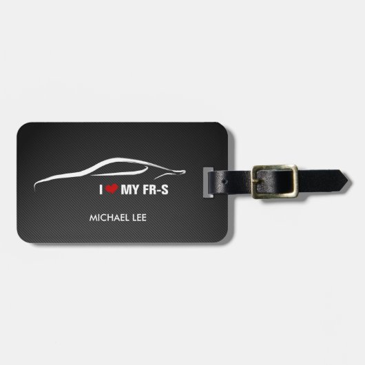 私は私のFR-Sを愛します ラゲッジタグ (正面横)