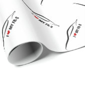 私は私のFR-Sを愛します ラッピングペーパー (ロールコーナー)