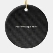 私は私のFR-SパーソナライズなChritsmasのオーナメントを愛します セラミックオーナメント (裏面)