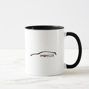 私は私のG35コーヒー・マグを愛します マグカップ