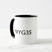 私は私のG35コーヒー・マグを愛します マグカップ (正面左)