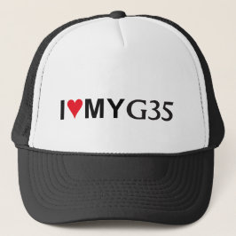 私は私のG35野球帽を愛します キャップ