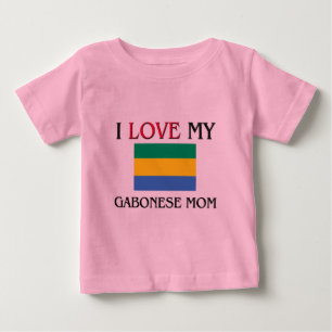 私は私のGaboneseお母さんを愛します ベビーTシャツ