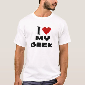 私は私のgeek.pngを愛します tシャツ
