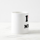 私は私のGIを愛します コーヒーマグカップ (中央)