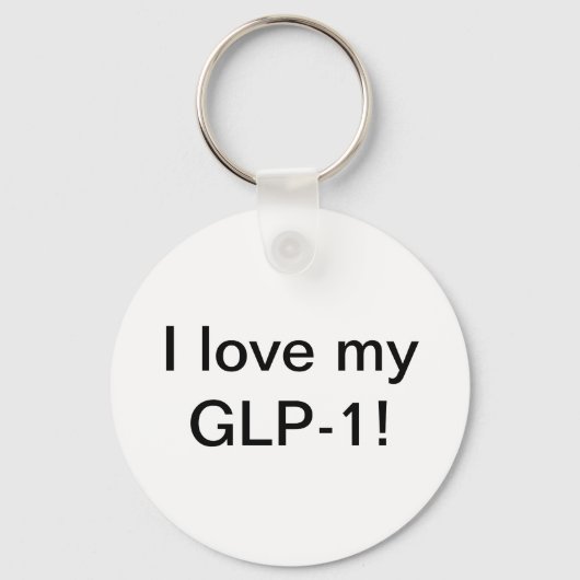 私は私のGLP-1を愛している キーホルダー (正面)