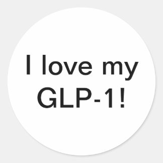 私は私のGLP-1を愛している ラウンドシール