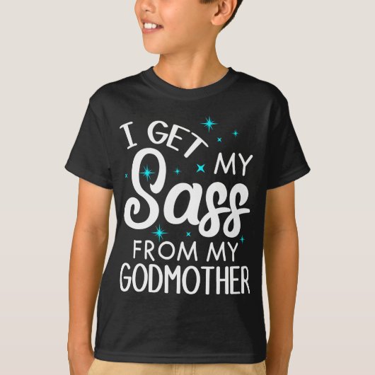 私は私のgodmotherのgoddaughterギフトから私の尻を得る tシャツ (正面)