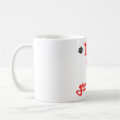 私は私のGranddogを愛します! コーヒーマグカップ (左)