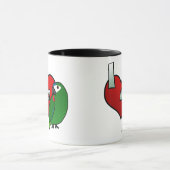 私は私のHahnのコンゴウインコを愛します マグカップ (中央)