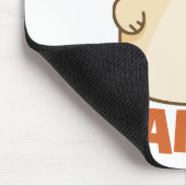 私は私のHammy愛します マウスパッド (コーナー)