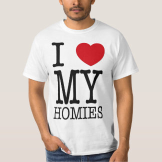 私は私のHomiesを愛します Tシャツ