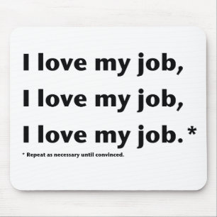 私は私のJob.*のマウスパッドを愛します マウスパッド