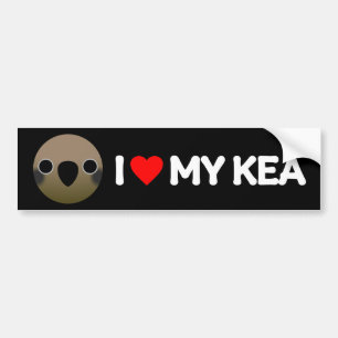 私は私のKEAが大好き バンパーステッカー