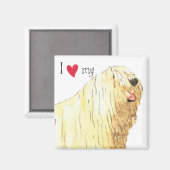 私は私のKomondorが大好き マグネット (正面/裏面)