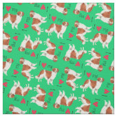 私は私のKooikerhondjeが大好き ファブリック (見本)