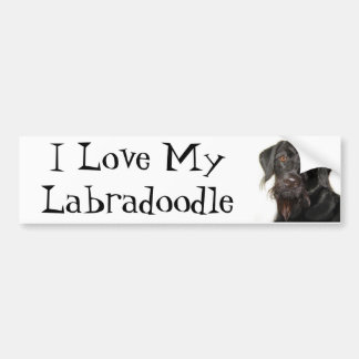 私は私のLabradoodleを愛します バンパーステッカー