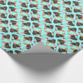 私は私のLeonbergerを愛します ラッピングペーパー (角)