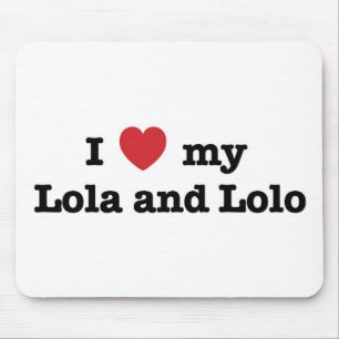 私は私のLolaおよびLoloを愛します マウスパッド