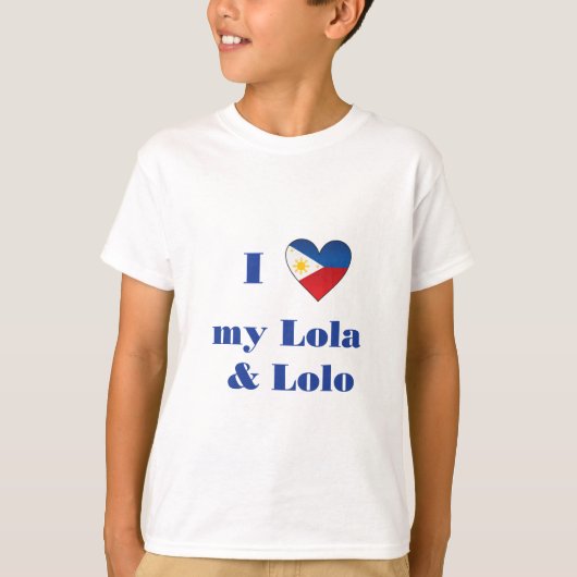 私は私のLolaおよびLolo1を愛します Tシャツ (正面)