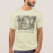 私は私のMacなしにそれができなかった Tシャツ (正面)