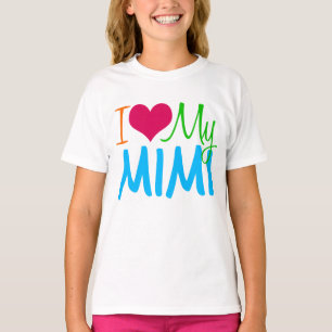 私は私のMimiを愛します Tシャツ
