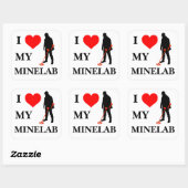 私は私のMinelabデカールステッカーが大好き スクエアシール (シート)