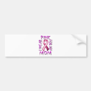 私は私のMom.pngのためのピンクを身に着けています バンパーステッカー
