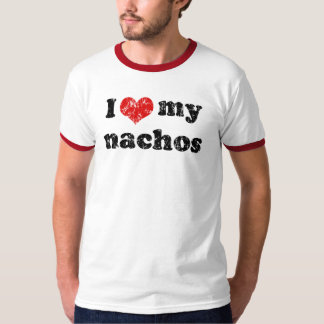 私は私のnachosのTシャツを愛します Tシャツ