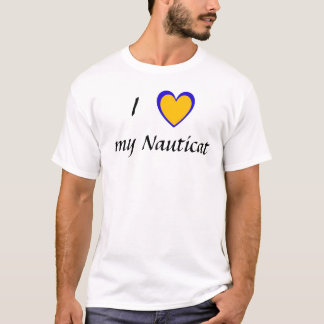 私は私のNauticatを愛します Tシャツ