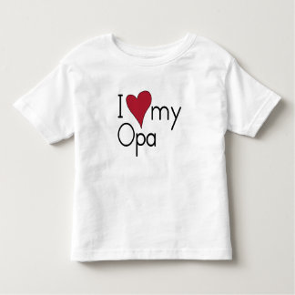 私は私のOpaを愛します トドラーTシャツ
