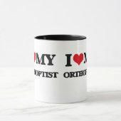 私は私のOrthoptistを愛します マグカップ (中央)