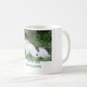 私は私のPAPILLIONを愛します コーヒーマグカップ (正面右)