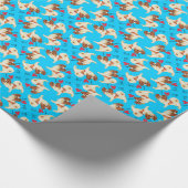 私は私のPapillonを愛します ラッピングペーパー (角)